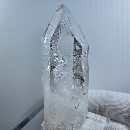 Enhydro Phantom Smoky Quartz Scepter, 2x Bubble Valentine Pocket Goboboseb Namibia 67*23*20mm 