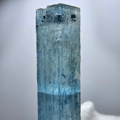 Seltener Aquamarin X mit Hyalit, Schörl Turmalin Erongo, Namibia 45*10*7mm