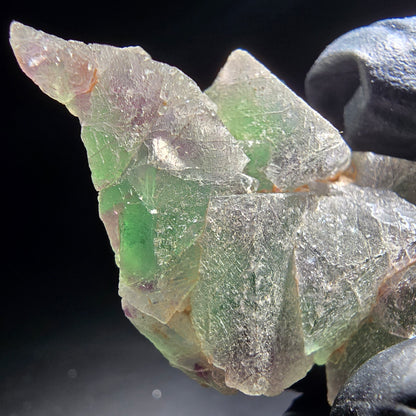 Phantom Fluorite Cube Tier Vert Violet Okorusu, Namibie 46*29*12mm Collection