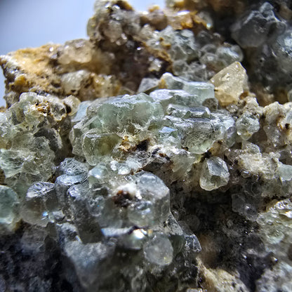 Phantom Fluorit Muskovit Schörl Turmalin Orthoklas Erongo, Namibia 82*60*33mm