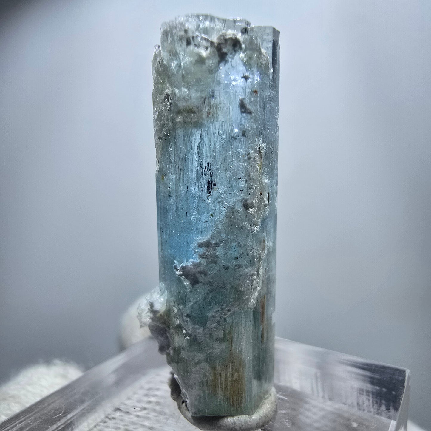 Seltener Aquamarin X Kristall, blau Erongo, Namibia 32*12*10mm