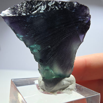 Fluorit Würfel Stufe, parkettiert grün lila 11:11 Angel Pocket Okorusu, Namibia 36*35*19mm