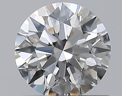 Diamant naturel 0.59ct GIA | Couleur F | Pureté IF | Taille ronde | EX EX EX #D10012