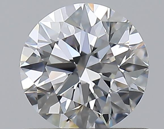 Diamant naturel 0.59ct GIA | Couleur F | Pureté IF | Taille ronde | EX EX EX #D10012