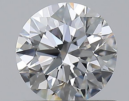 Diamant naturel 0.59ct GIA | Couleur F | Pureté IF | Taille ronde | EX EX EX #D10012