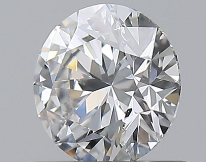 Diamant naturel 0.59ct GIA | Couleur F | Pureté IF | Taille ronde | EX EX EX #D10012