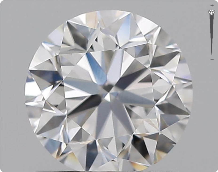 Natural 0.90ct GIA Diamond | Color E | Clarity VVS1 | Round Cut | VG EX VG #D10014