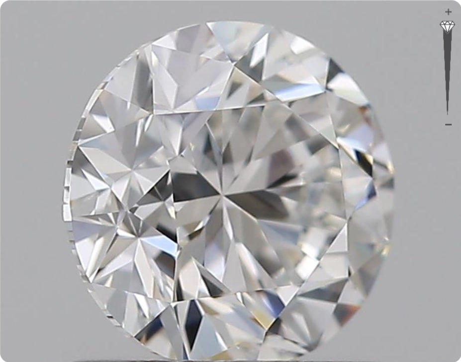 Natural 0.90ct GIA Diamond | Color E | Clarity VVS1 | Round Cut | VG EX VG #D10014