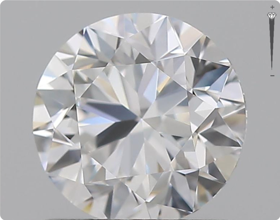 Natural 0.90ct GIA Diamond | Color E | Clarity VVS1 | Round Cut | VG EX VG #D10014