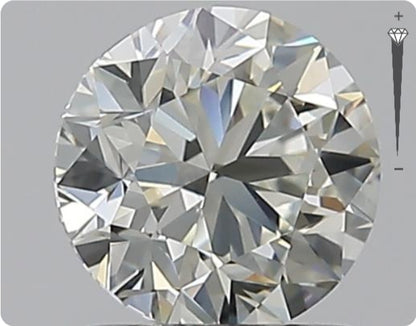 Diamant GIA naturel 1,00 carat | Couleur I | Pureté IF | Taille ronde | GD EX GD #D10015