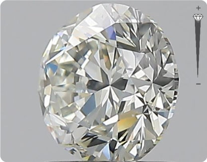 Diamant GIA naturel 1,00 carat | Couleur I | Pureté IF | Taille ronde | GD EX GD #D10015