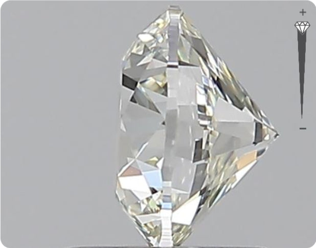 Diamant GIA naturel 1,00 carat | Couleur I | Pureté IF | Taille ronde | GD EX GD #D10015