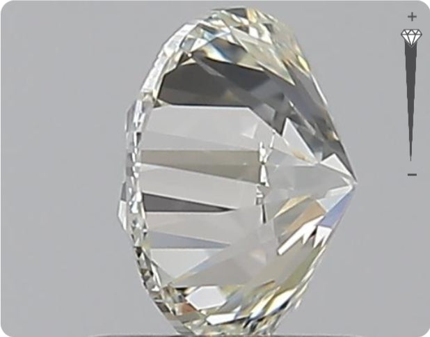 Diamant GIA naturel 1,00 carat | Couleur I | Pureté IF | Taille ronde | GD EX GD #D10015