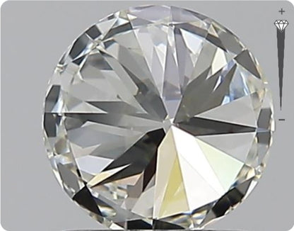Diamant GIA naturel 1,00 carat | Couleur I | Pureté IF | Taille ronde | GD EX GD #D10015