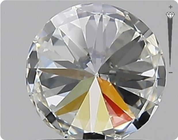 Diamant GIA naturel 1,00 carat | Couleur I | Pureté IF | Taille ronde | GD EX GD #D10015