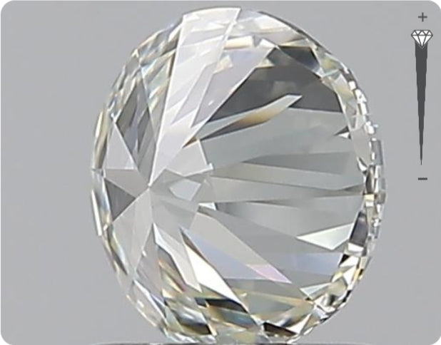 Diamant GIA naturel 1,00 carat | Couleur I | Pureté IF | Taille ronde | GD EX GD #D10015