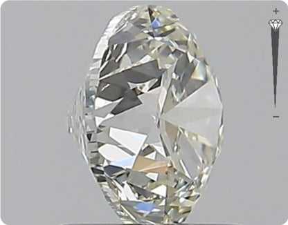 Diamant GIA naturel 1,00 carat | Couleur I | Pureté IF | Taille ronde | GD EX GD #D10015