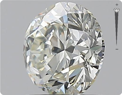 Diamant GIA naturel 1,00 carat | Couleur I | Pureté IF | Taille ronde | GD EX GD #D10015