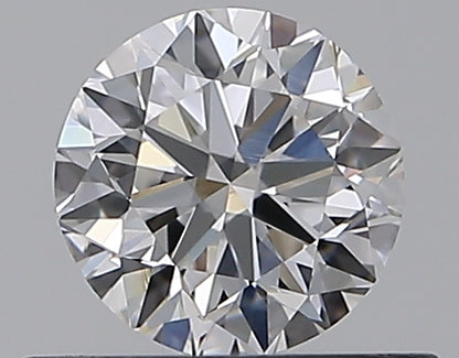 Diamant naturel de 0,50 carat GIA | Couleur D | Pureté VVS1 | Taille ronde | TB BI TB #D10017