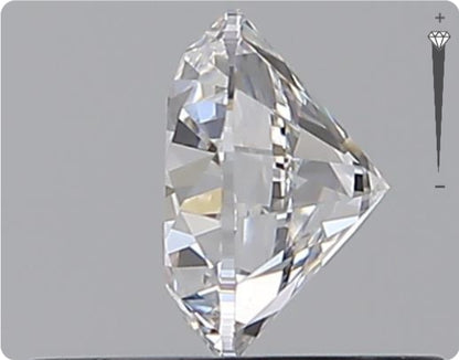 Diamant naturel de 0,50 carat GIA | Couleur D | Pureté VVS1 | Taille ronde | TB BI TB #D10017