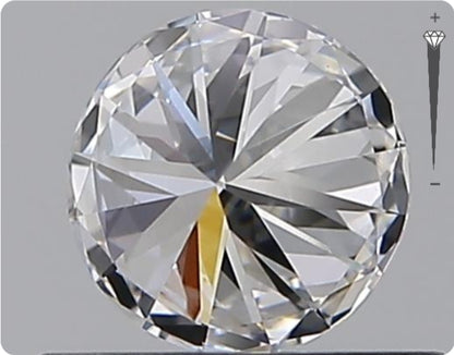 Diamant naturel de 0,50 carat GIA | Couleur D | Pureté VVS1 | Taille ronde | TB BI TB #D10017