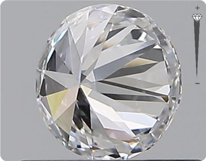 Diamant naturel de 0,50 carat GIA | Couleur D | Pureté VVS1 | Taille ronde | TB BI TB #D10017