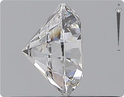 Diamant naturel de 0,50 carat GIA | Couleur D | Pureté VVS1 | Taille ronde | TB BI TB #D10017