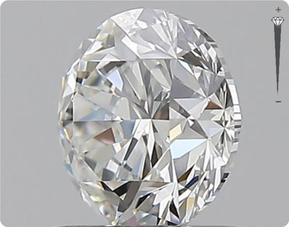 Diamant Naturel GIA 0,90 ct | Couleur F | Pureté VVS1 | Taille Ronde | TB EX TB #D10018