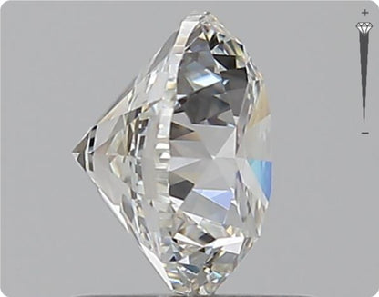 Diamant Naturel GIA 0,90 ct | Couleur F | Pureté VVS1 | Taille Ronde | TB EX TB #D10018