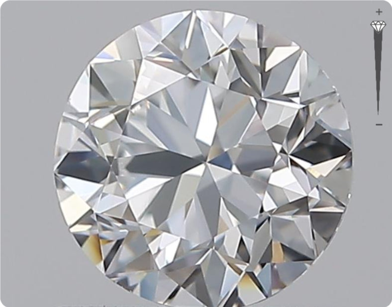 Natural 0.90ct GIA Diamond | Color D | Clarity VS1 | Round Cut | VG EX VG #D10019