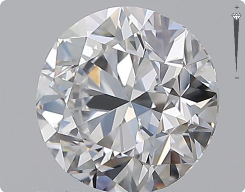 Natural 0.90ct GIA Diamond | Color D | Clarity VS1 | Round Cut | VG EX VG #D10019