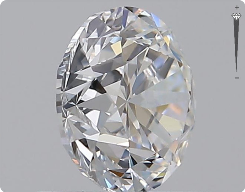 Natural 0.90ct GIA Diamond | Color D | Clarity VS1 | Round Cut | VG EX VG #D10019