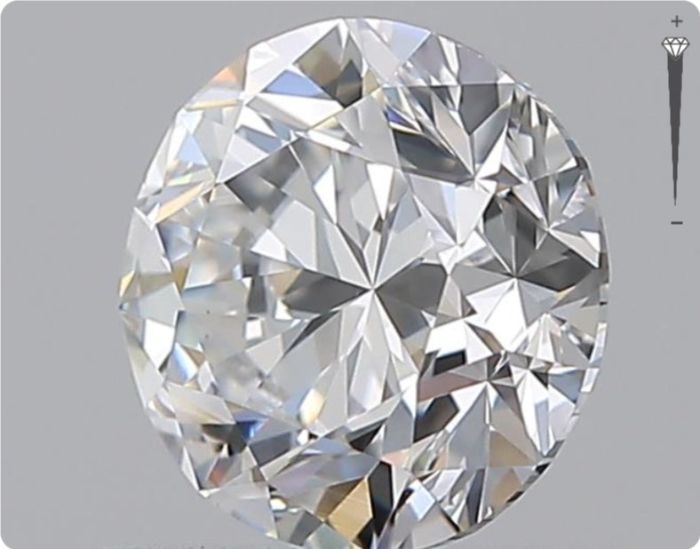 Natural 0.90ct GIA Diamond | Color D | Clarity VS1 | Round Cut | VG EX VG #D10019
