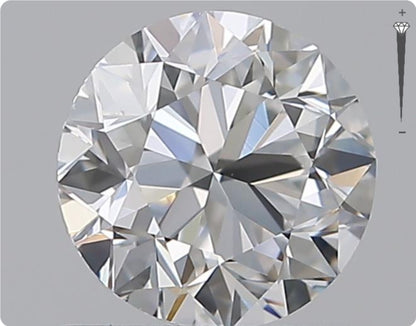 Natural 0.90ct GIA Diamond | Color D | Clarity VS1 | Round Cut | VG EX VG #D10019