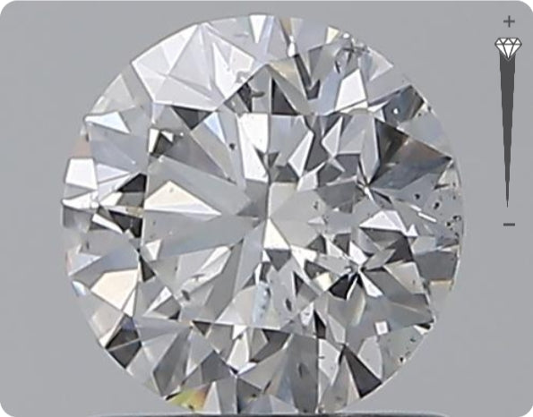 Natural 0.96ct GIA Diamond | Color D | Clarity SI2 | Round Cut | VG EX EX #D10020