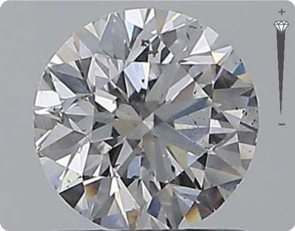 Natural 0.96ct GIA Diamond | Color D | Clarity SI2 | Round Cut | VG EX EX #D10020