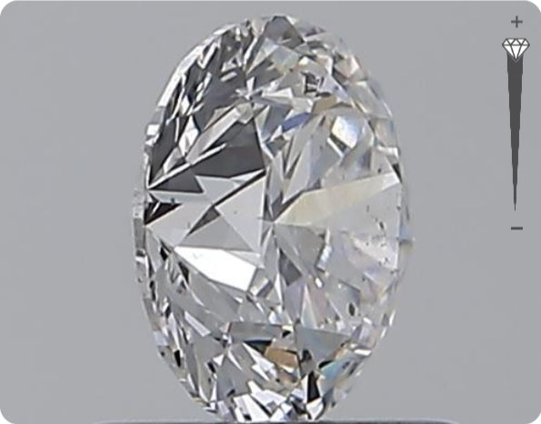 Natural 0.96ct GIA Diamond | Color D | Clarity SI2 | Round Cut | VG EX EX #D10020