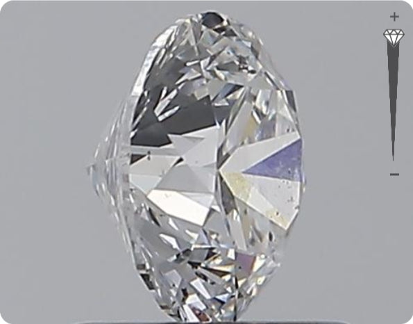 Natural 0.96ct GIA Diamond | Color D | Clarity SI2 | Round Cut | VG EX EX #D10020