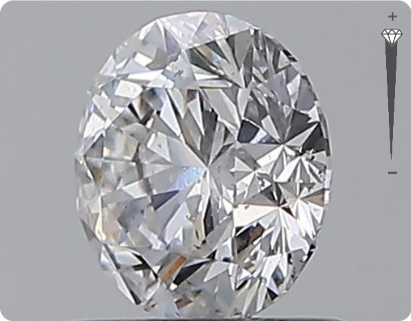 Natural 0.96ct GIA Diamond | Color D | Clarity SI2 | Round Cut | VG EX EX #D10020