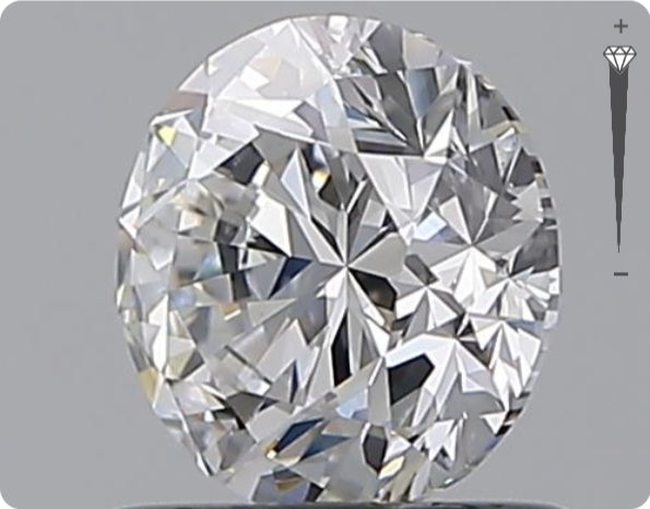 Natural 0.90ct GIA Diamond | Color D | Clarity VS1 | Round Cut | VG EX EX #D10021