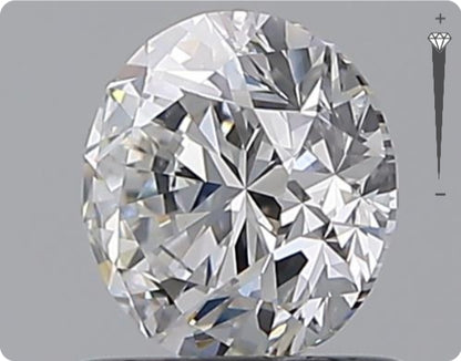 Natural 0.90ct GIA Diamond | Color D | Clarity VS1 | Round Cut | VG EX EX #D10021