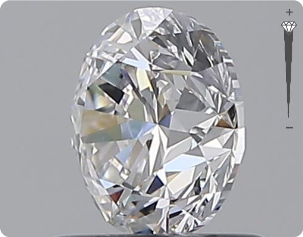 Natural 0.90ct GIA Diamond | Color D | Clarity VS1 | Round Cut | VG EX EX #D10021