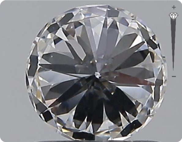 Natural 0.90ct GIA Diamond | Color D | Clarity VS1 | Round Cut | VG EX EX #D10021
