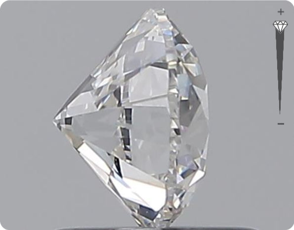 Natural 0.90ct GIA Diamond | Color D | Clarity VS1 | Round Cut | VG EX EX #D10021