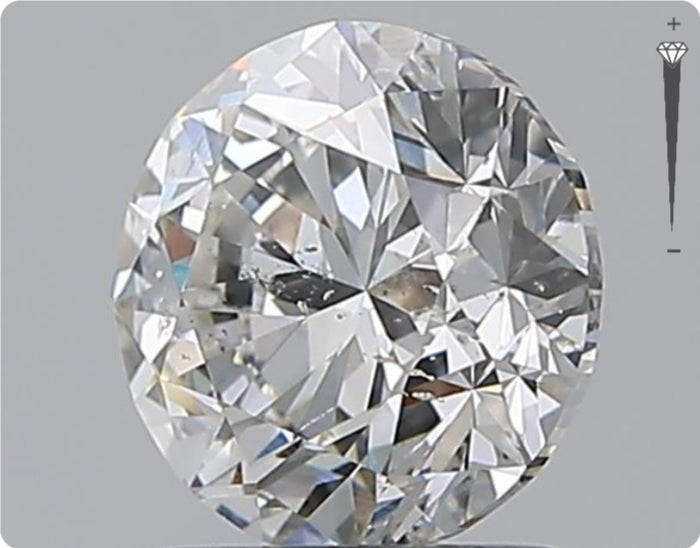 Diamant naturel GIA de 1,50 ct | Couleur H | Pureté SI2 | Taille Ronde | GD EX VG #D10022