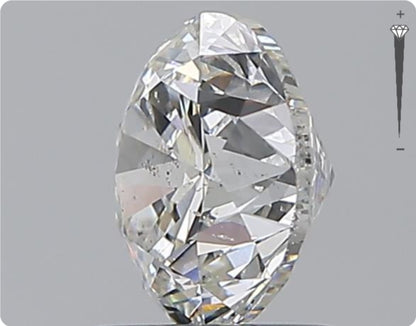 Diamant naturel GIA de 1,50 ct | Couleur H | Pureté SI2 | Taille Ronde | GD EX VG #D10022