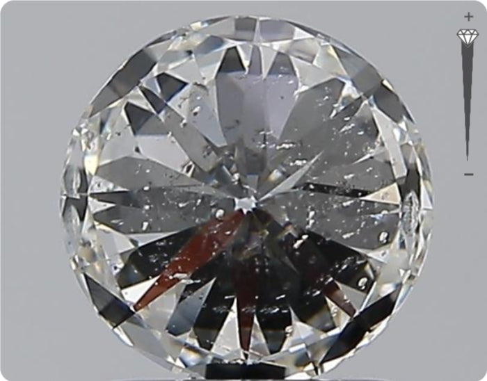 Diamant naturel GIA de 1,50 ct | Couleur H | Pureté SI2 | Taille Ronde | GD EX VG #D10022