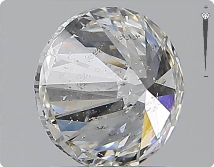 Diamant naturel GIA de 1,50 ct | Couleur H | Pureté SI2 | Taille Ronde | GD EX VG #D10022