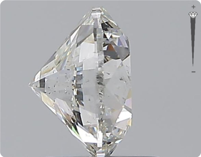 Diamant naturel GIA de 1,50 ct | Couleur H | Pureté SI2 | Taille Ronde | GD EX VG #D10022