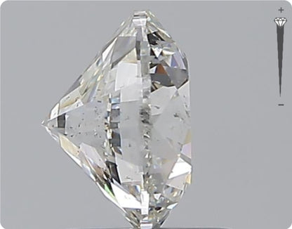 Diamant naturel GIA de 1,50 ct | Couleur H | Pureté SI2 | Taille Ronde | GD EX VG #D10022